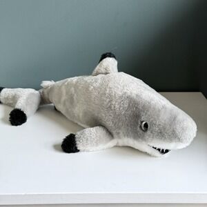 The Petting Zoo Blacktip Shark‎ Plush Stuffed Animal Toy Lovey Realistic 12" T69
